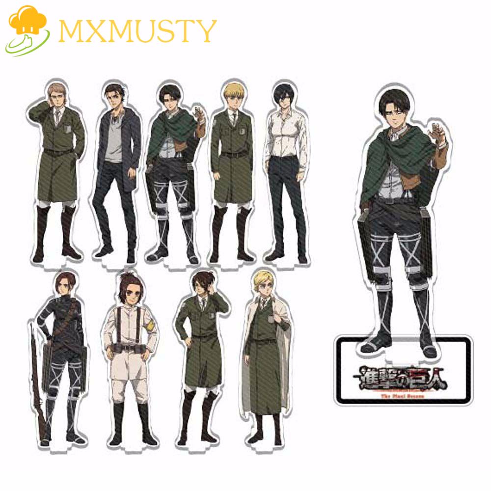 Mô Hình Nhân Vật Levi Ackerman Eren Jaeger Trong Attack on Titan Bằng Acrylic