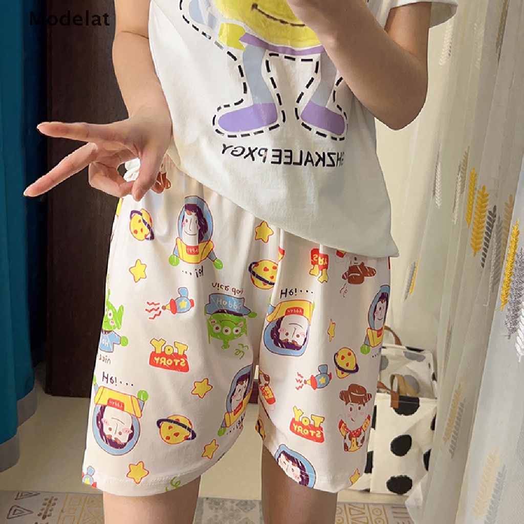 Mfc Quần Short Ngủ In Họa Tiết Hoạt Hình Dễ Thương Phong Cách Harajuku Y2k