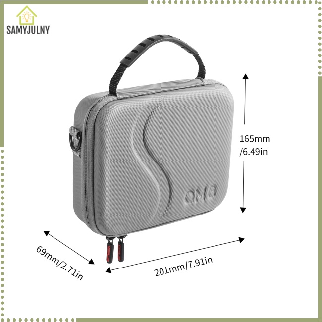 Túi Da Pu Có Khóa Kéo Đựng Tay Cầm Chống Rung Dji Om 6