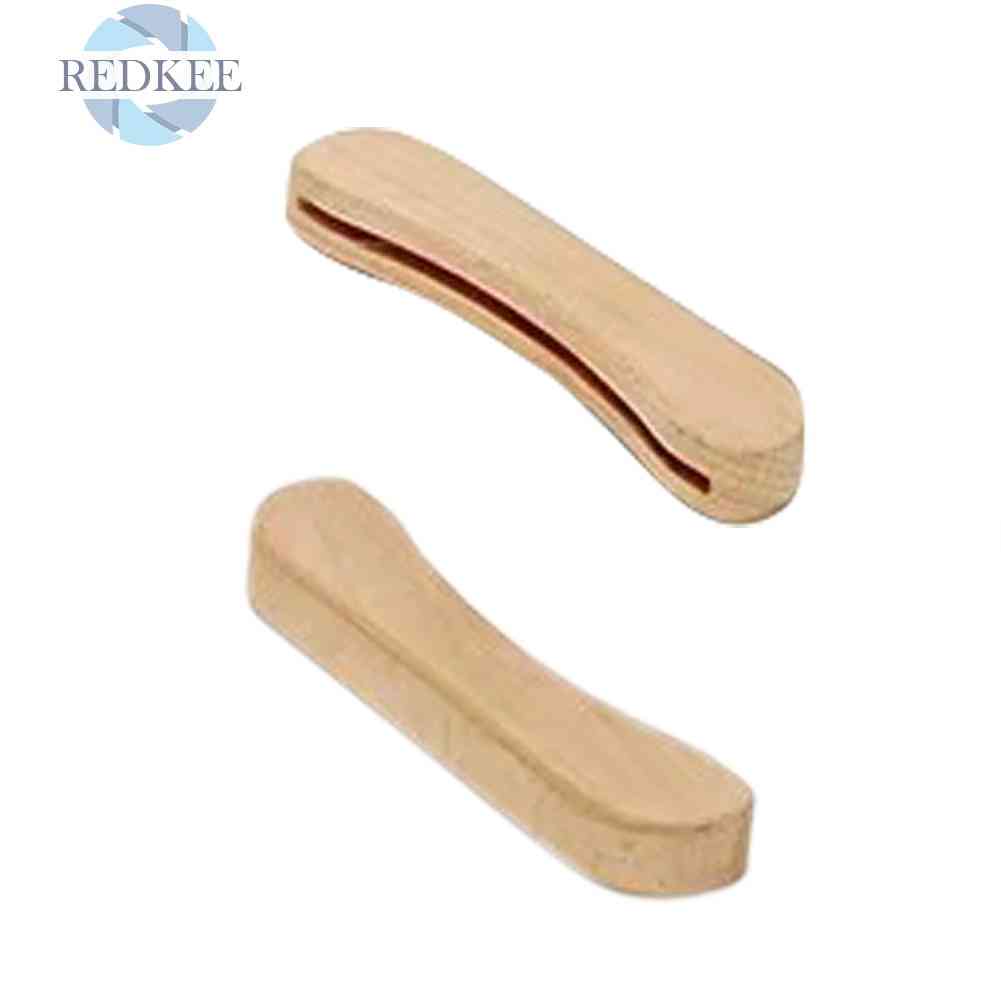 Set 2 Khay Nướng Bánh Có Tay Cầm Bằng Gỗ Chống Bỏng Cho Sân Vườn