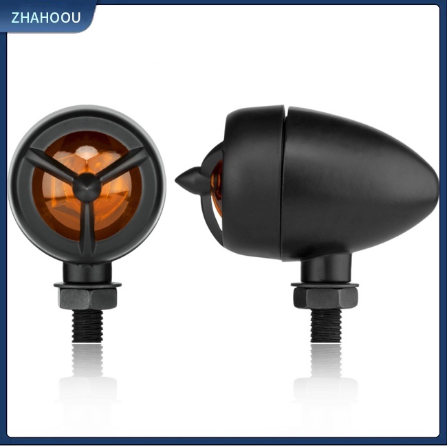 ☃Phụ Kiện Trang Trí Nhà Cửa Độc Đáo Sáng Tạo☃ Set 2 Đèn Xi Nhan Bằng Hợp Kim Nhôm Gắn Đuôi Xe Mô Tô