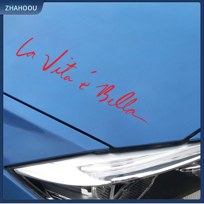 ☃Phụ Kiện Trang Trí Nhà Cửa Độc Đáo Sáng Tạo☃ Sticker Chữ Tiếng Anh D-2171 Dán Trang Trí Thân Xe Hơi