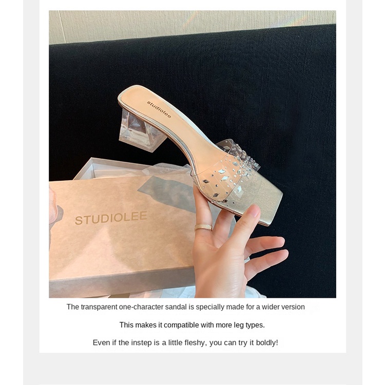 Giày Cao Gót 5.5cm Mũi Vuông Thời Trang Thanh Lịch Cho Nữ