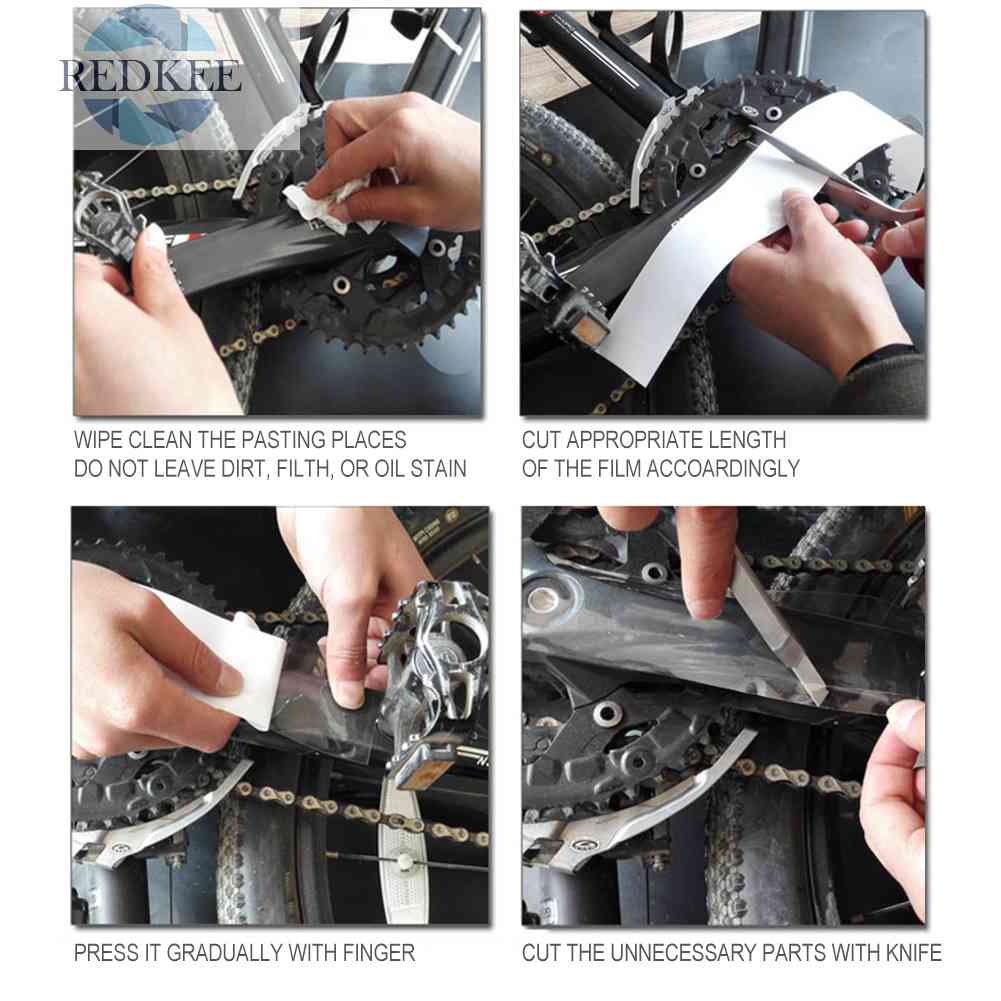 Miếng Dán Trong Suốt Bảo Vệ Khung Xe Đạp Leo Núi MTB