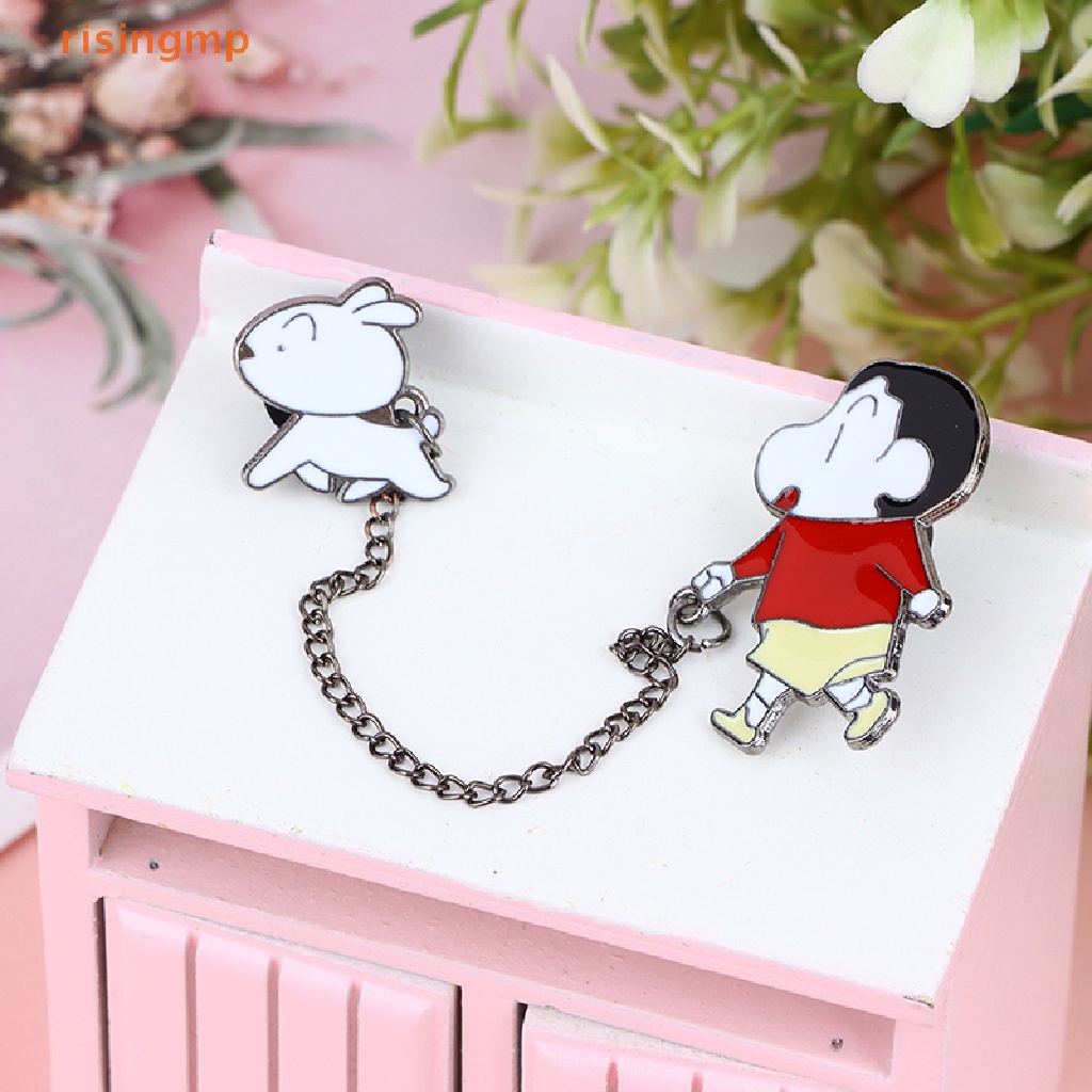 Huy Hiệu Cài Áo Hình Hoạt Hình Cậu Bé Bút Chì Shin-Chan Vui Nhộn