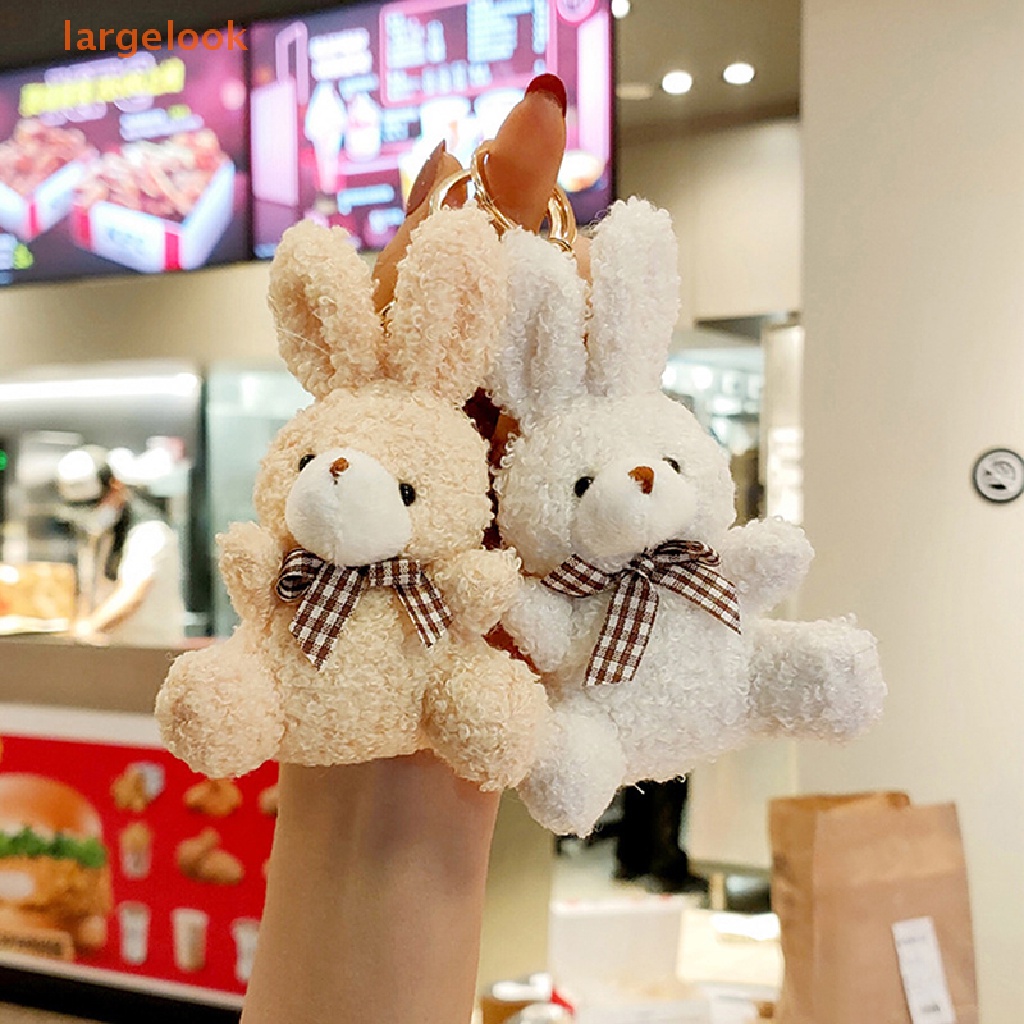 1 Móc Khóa Thỏ Nhồi Bông Dễ Thương