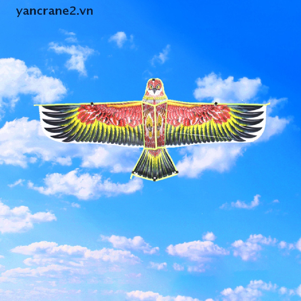 Diều Hình Chim Đại Bàng Phẳng 1.1m Kèm Dây Thả Dài 30M Dành Cho Bé Chơi Ngoài Trời {yancrane2.vn}