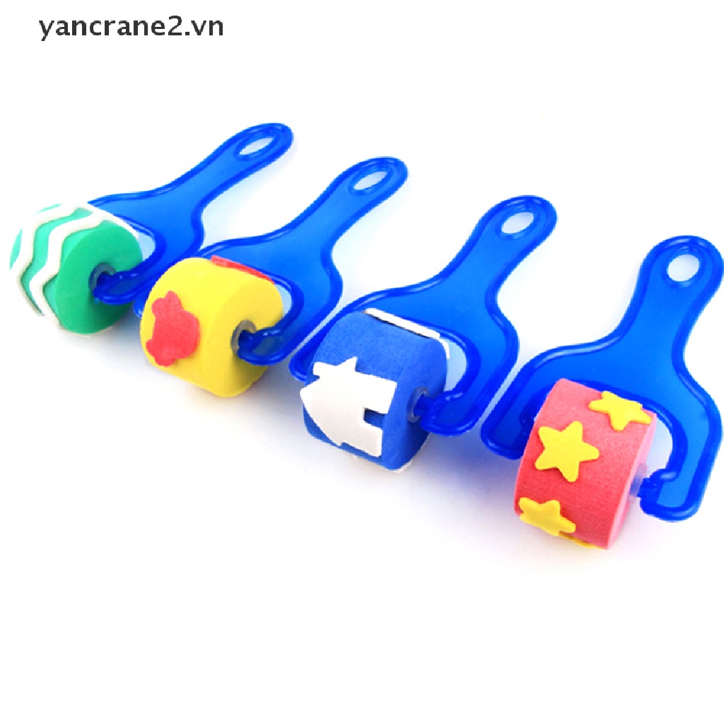 Bộ 30 Cọ Xốp Mini Vẽ Tranh Cho Bé yancrane2.vn