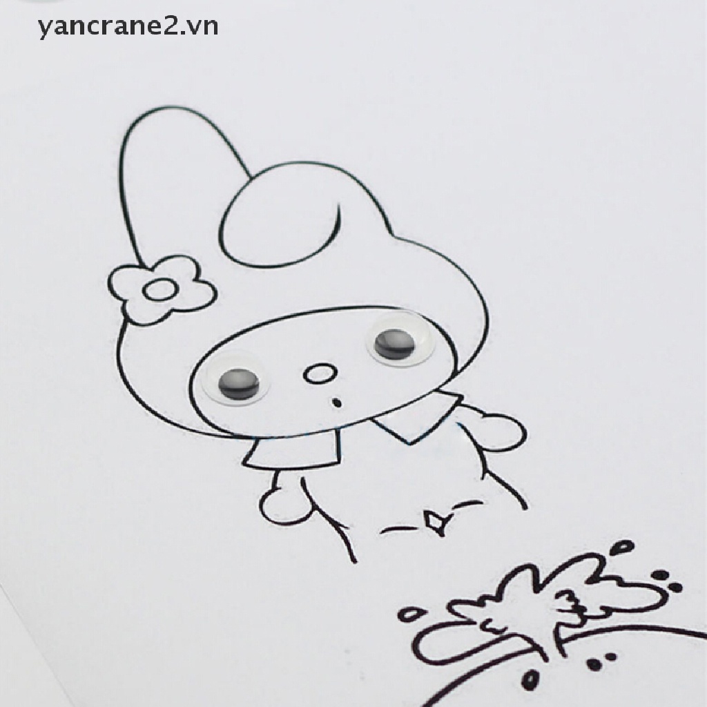 Set 100 / 500 Con Mắt Giả Tự Dính Dùng Làm Đồ Thủ Công DIY {yancrane2.vn}