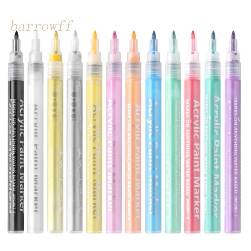 Set 12 Bút Gel Vẽ Trang Trí Móng Nghệ Thuật Dành Cho Nữ