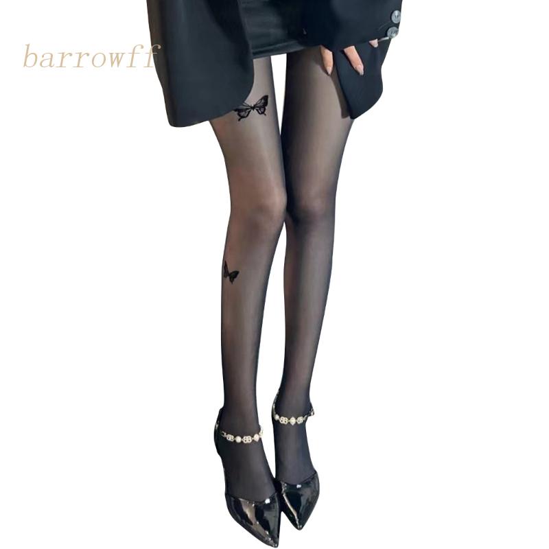 Brroa Quần Tất Lưới Màu Đen Gợi Cảm Cho Nữ