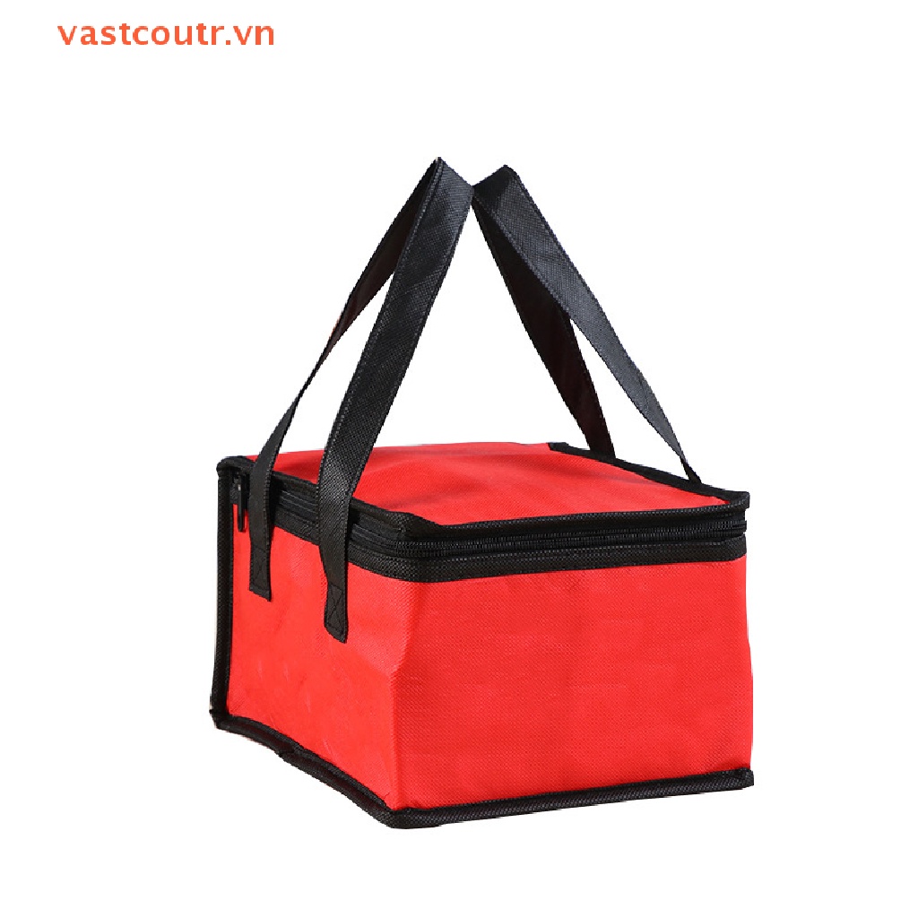 Túi Giữ Nhiệt Đựng Thức Ăn / Nước Uống Hình Vuông Cỡ Lớn Có Khóa Kéo Tiện Dụng Mang Theo Du Lịch Dã Ngoại