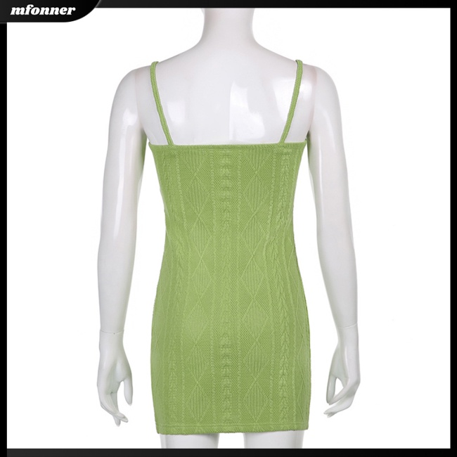 Đầm Dệt Kim Không Tay Cổ Thuyền Màu Sắc Đơn Giản Cho Nữ