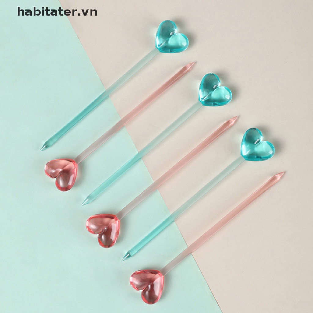 Set 8 / 12 Nĩa Ăn Trái Cây / Cocktail Tiện Dụng