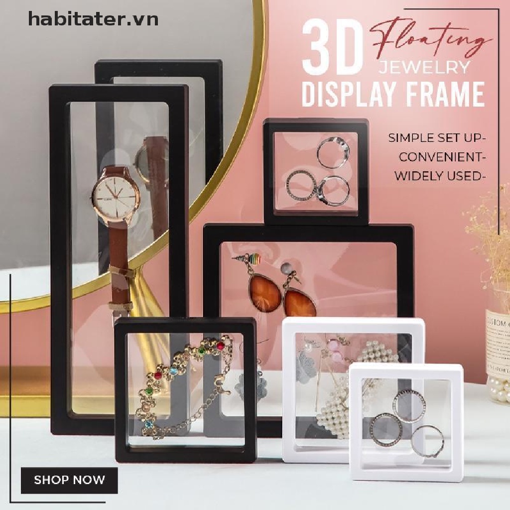 Hộp Đựng Nhẫn / Tiền Xu / Phim PE Chống Bụi Tiện Dụng