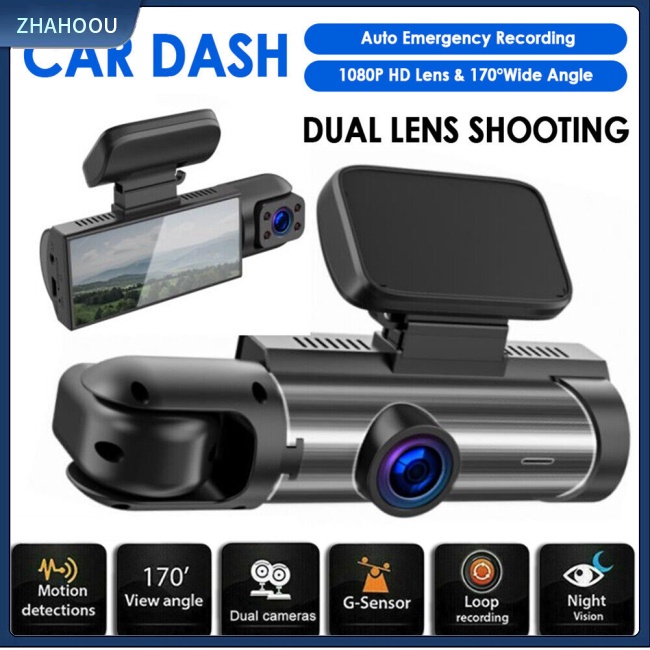 ☃Nhà Cửa☃ Camera Ghi Hình Cảm Ứng Góc Rộng 3.16-inch Cho Xe Hơi