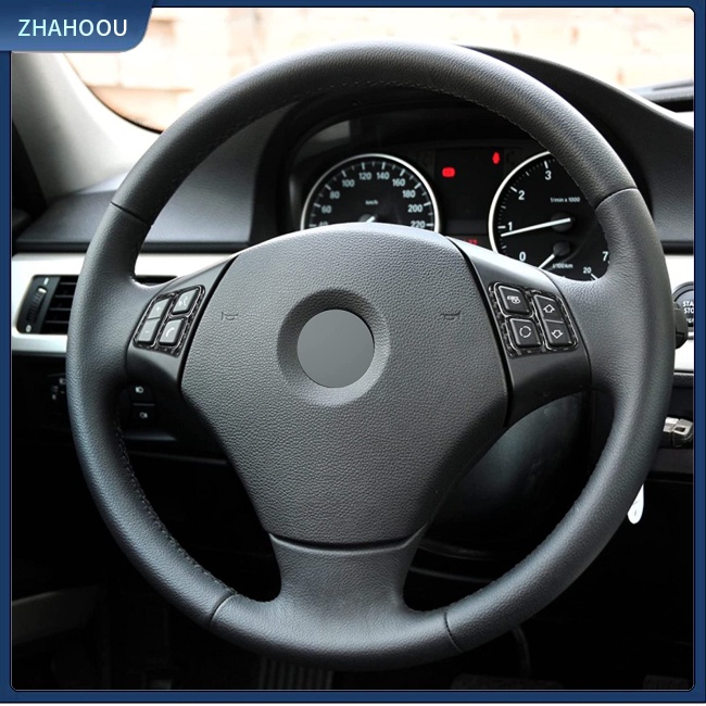 ☃Nhà Cửa☃ Bộ 2 Miếng Dán Khung Vô Lăng Xe Hơi Bmw E90 Old 3 Series Bằng Sợi Carbon