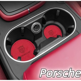 Porsche Water Coaster macan Cayenne Panamera Lưu trữ nội thất Sửa đổi Khe cắm lưu trữ Đệm da