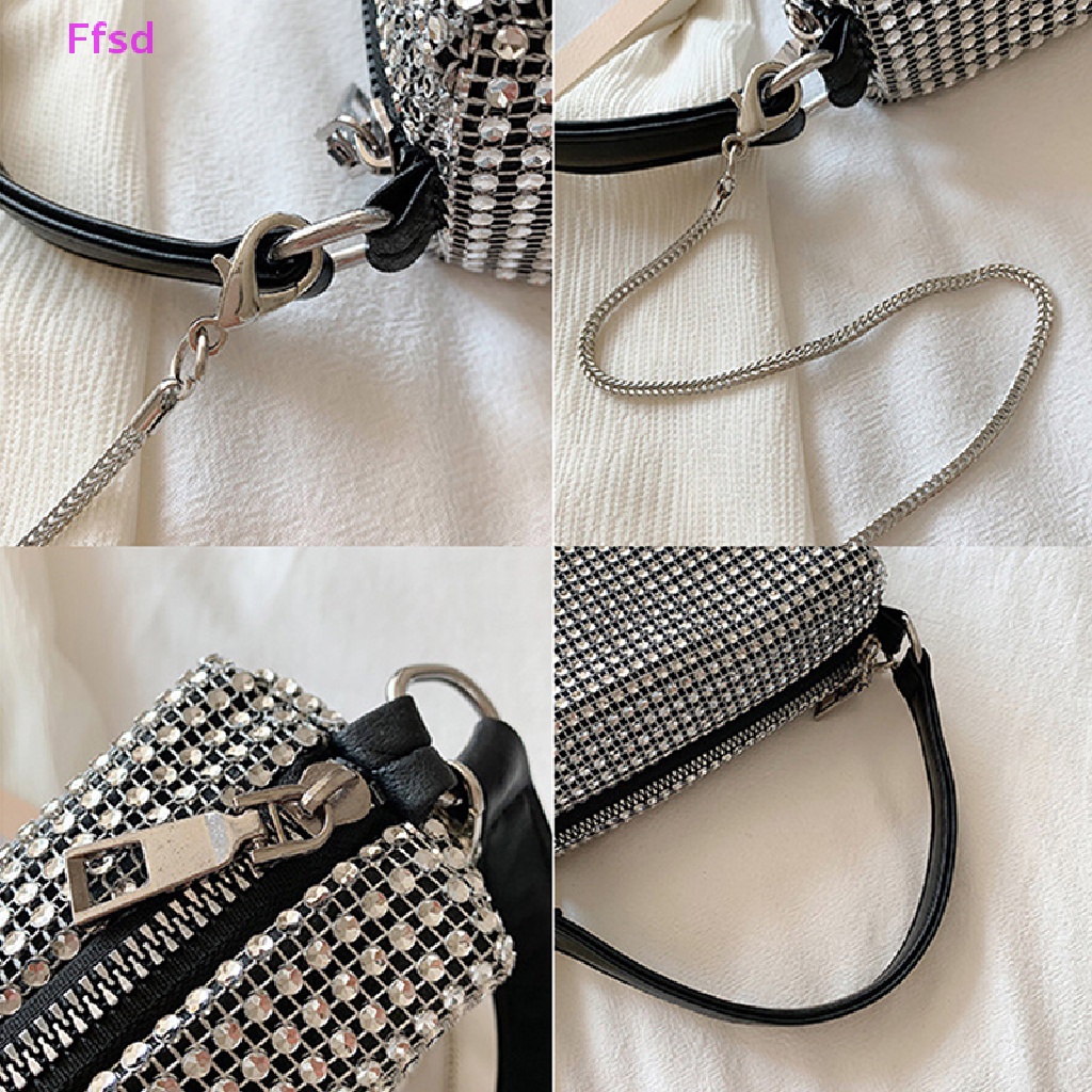 Túi Xách Đeo Vai Đính Đá Lấp Lánh Thời Trang Cho Nữ