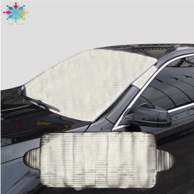 Tấm Phim Lá Nhôm Chống Nắng Chống Tuyết Gắn Kính Chắn Gió Xe Hơi