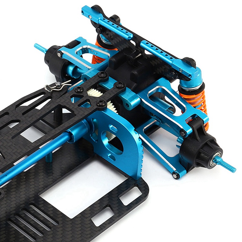 Set 2 Khung Kim Loại Cố Định Động Cơ Servo Cho Xe Điều Khiển Từ Xa Tamiya TT01 TT-01 1 / 10