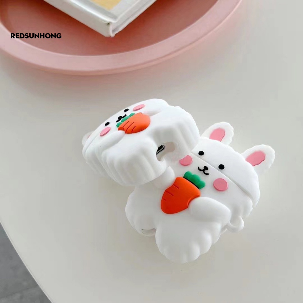 Vỏ Bọc Bảo Vệ Hộp Sạc Tai Nghe AirPods 3 Họa Tiết Hoạt Hình Động Vật 3D Dễ Mang Theo Tiện Dụng