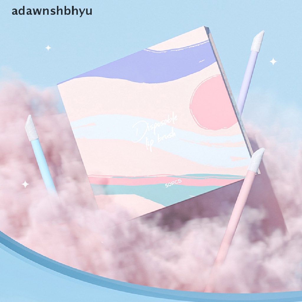 Bộ 50 Cọ Trang Điểm Môi Dùng Một Lần adawnshbhyu