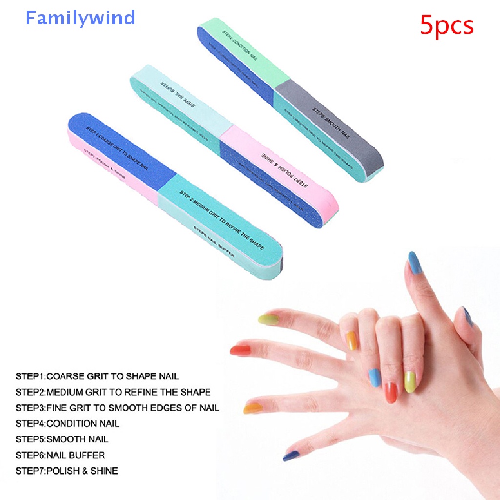 Cây Dũa Móng Tay 7 Mặt Chuyên Nghiệp Chất Lượng Cao