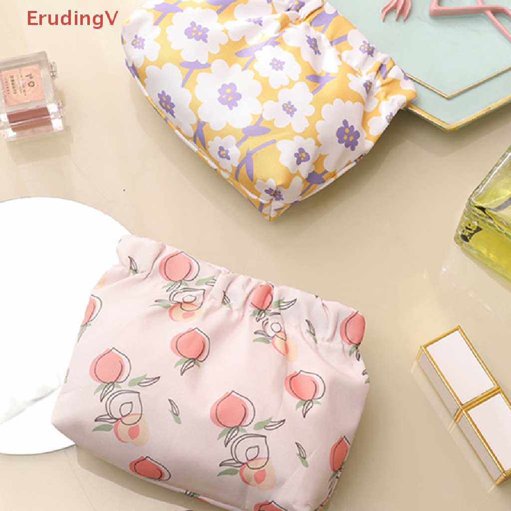 [ErudingV] Túi Đựng Mỹ Phẩm Thẻ Tai Nghe Thẻ Son Môi Tự Động Đóng Lại Được [Mới]