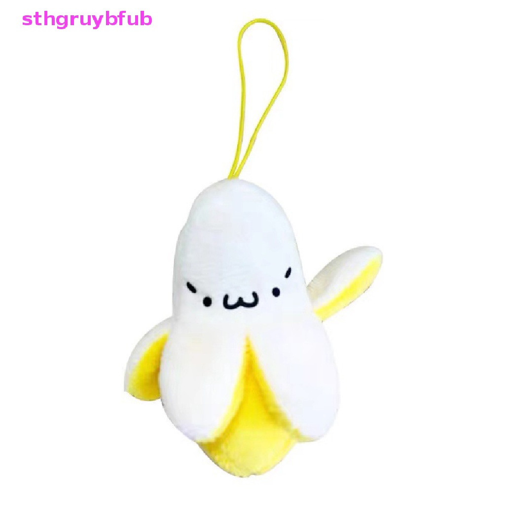 Móc Khóa Hình Quả Chuối Nhồi Bông Đáng Yêu