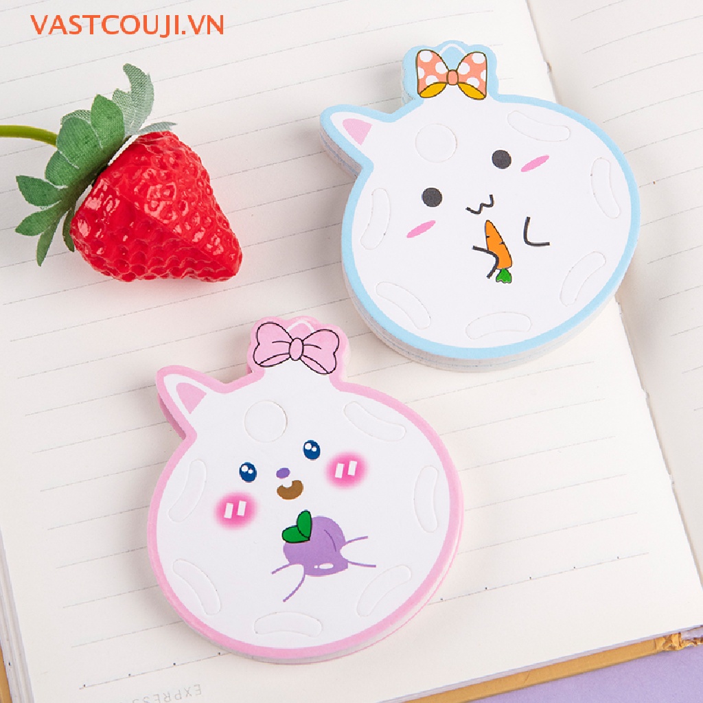 Set 50 Kẹp Tóc Mini Hình Thỏ / Cá Mập Bằng Giấy Dễ Thương