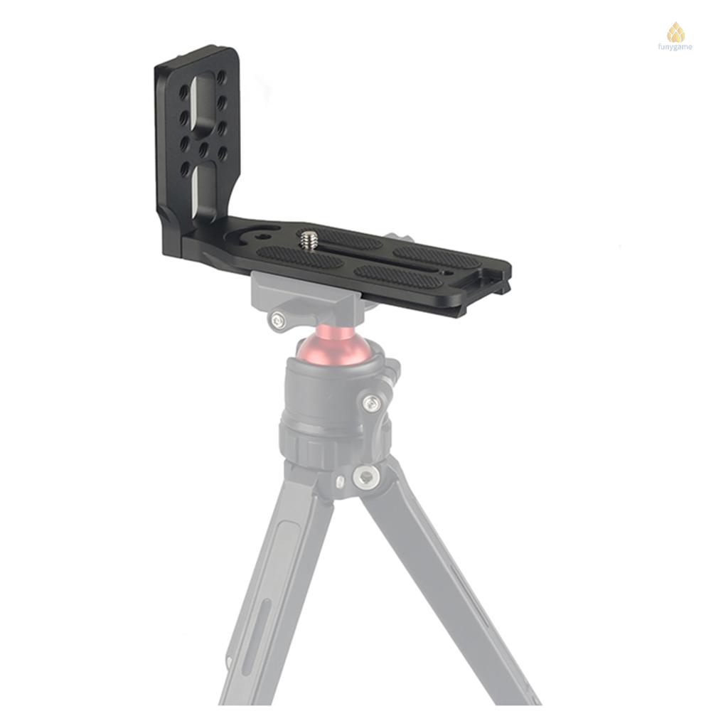 Đĩa Tháo Lắp Nhanh Hình Chữ L Bằng Hợp Kim Nhôm Ốc Vít 1 / 4 Inch Tiêu Chuẩn Arca Swiss Cho Máy Ảnh DSLR
