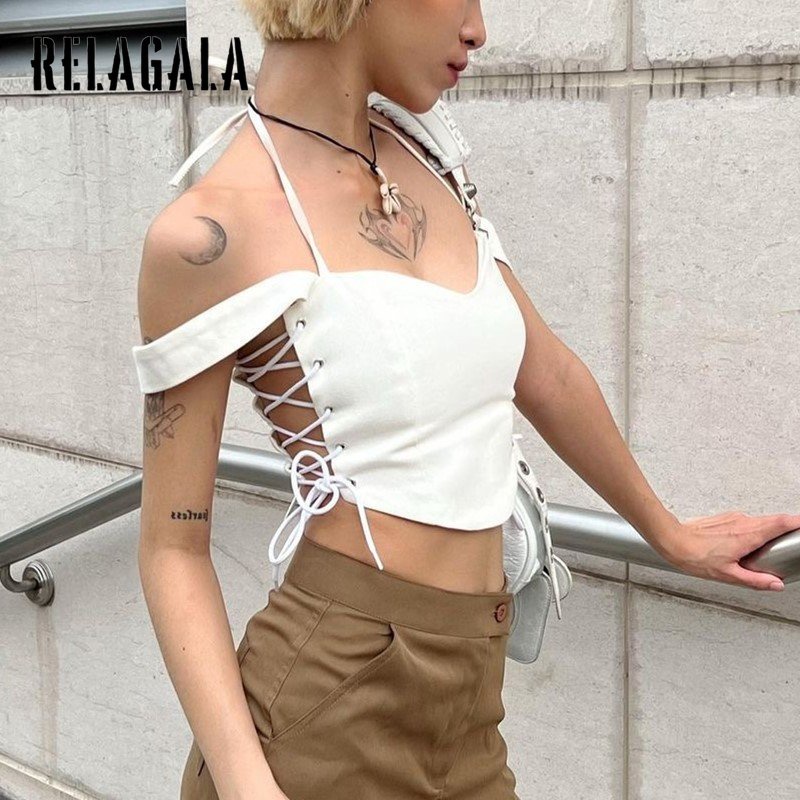 Áo Hai Dây Màu Trơn Thời Trang 2023 Gợi Cảm Cho Nữ