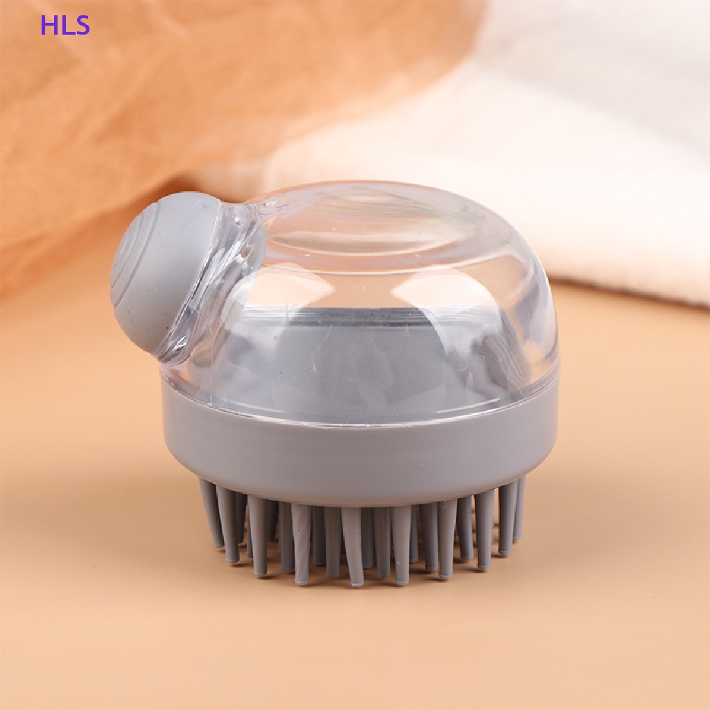 Bàn Chải Tắm Massage Da Đầu Bằng Silicone Tiện Dụng