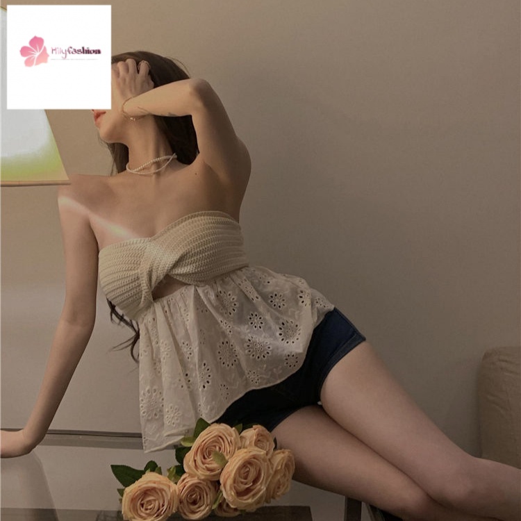 Áo Ống Xoắn Thiết Kế Ngọt Ngào Quyến Rũ Thời Trang Mùa Hè Cho Nữ