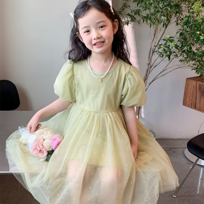 Khung Treo Đồ Dùng Em Bé Tiện Dụng Chất Lượng Cao❤Đầm Công Chúa Tay Ngắn Phồng Thoáng Khí Thời Trang Mùa Hè Phong Cách Hàn Quốc Cho Bé Gái