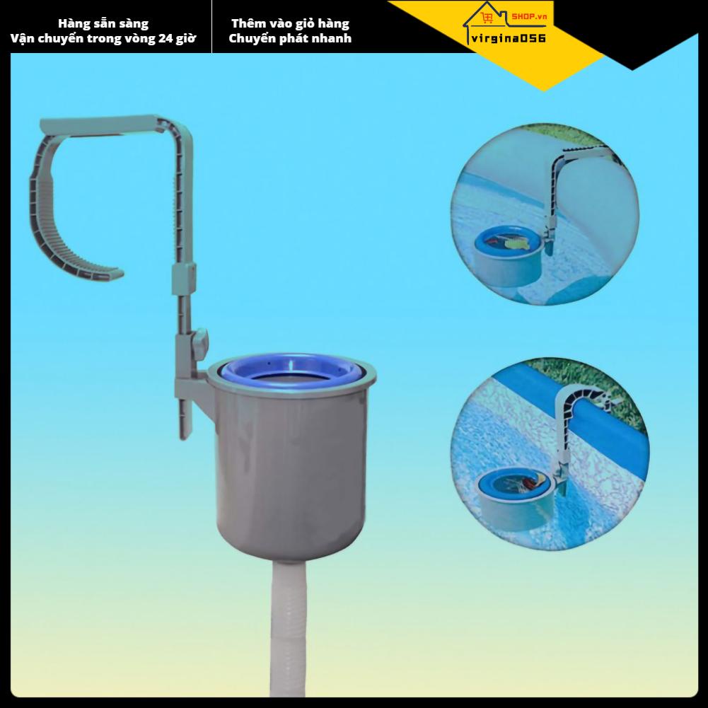 Virgina056 Bộ lọc treo tường Gắn có thể điều chỉnh Dễ dàng kéo ra Thiết bị sạch cho bể bơi
