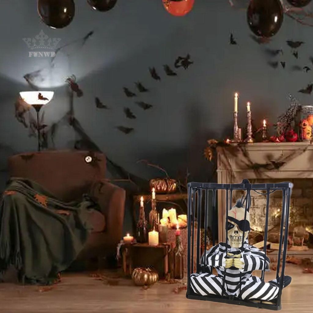 1 Bộ Xương Cao Cấp Hóa Trang Halloween Kích Thước 28 * 24 * 11cm