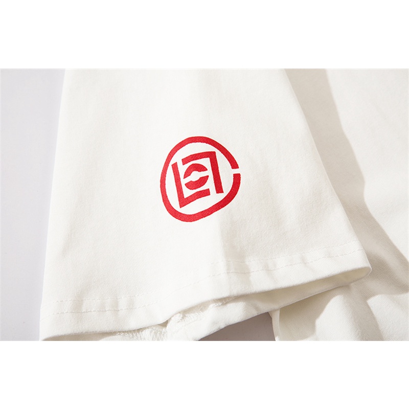 Áo Thun Cotton Plus Size Tay Ngắn Họa Tiết Sọc Ngang In Chữ Dành Cho Nam Nữ