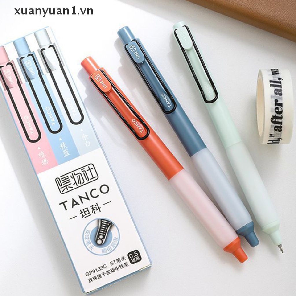 Set 3 / 6 Bút Bi Mực Gel Ngòi 0.5mm Nhanh Khô Tiện Dụng
