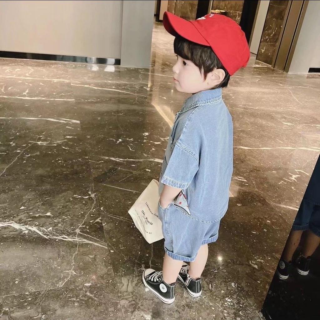 Set Đồ Thời Trang Mùa Hè Dễ Thương Xinh Xắn Dành Cho Bé Trai