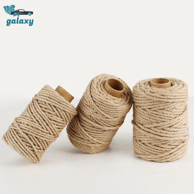 Galaxy 1 Cuộn Dây Đay Tự Nhiên 5mm 100m Dùng Làm Đồ Thủ Công Diy