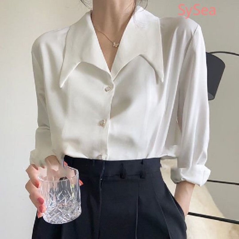 Áo Sơ Mi Dài Tay Thời Trang Mùa Hè Hàn Quốc Dành Cho Nữ