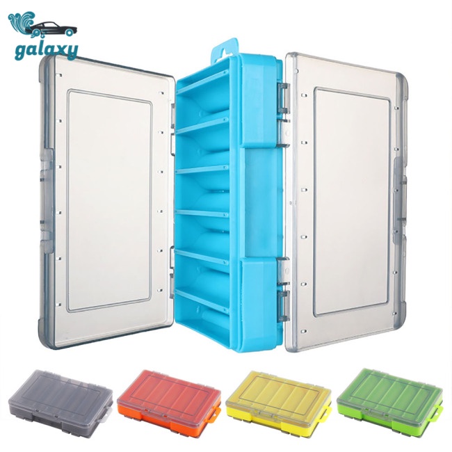 Galaxy Hộp Đựng Mồi Câu Cá 12 Ngăn Hình Chữ U Đa Năng