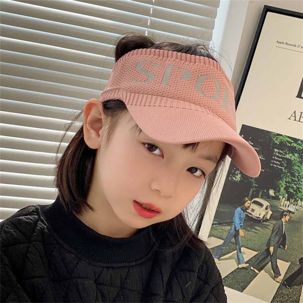 Mũ Lưỡi Trai Hở Chóp Co Giãn 6 Màu Thời Trang Mùa Hè Cho Bé