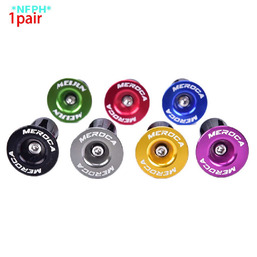 Bộ 2 Nút Gắn Tay Lái Xe Đạp Bằng Nhôm Chắc Chắn Chống Trượt Mới Áo Thun Thiết Kế Mới Năng Động Thời Trang