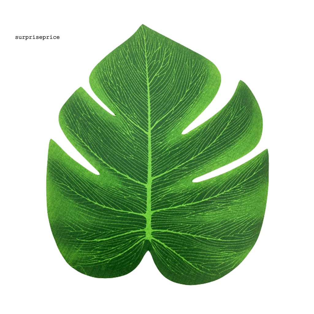 Set 10 Lá Monstera Giả Không Phai Màu Có Thể Giặt Được