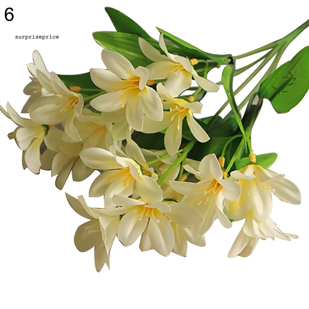 1 Bó Hoa Lily Giả Mini Trang Trí Nhà, Văn Phòng, Tiệc Cưới