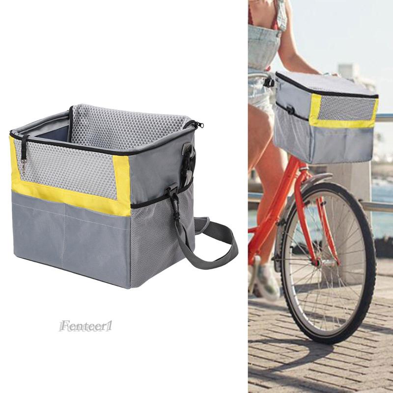[Fenteer1] Túi Đựng Thú Cưng Gắn Xe Đạp