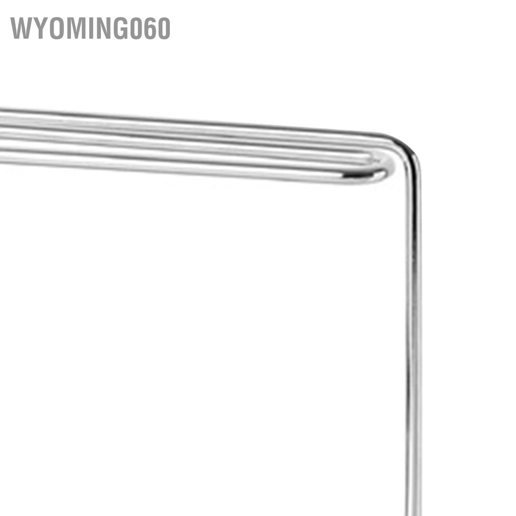 Wyoming060 Bát đĩa Giá treo khăn bằng thép không gỉ PP Có thể tháo rời Đáy rỗng Móc rửa chén cho Nhà bếp Bọt biển Thép Len